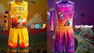 All 30 Nba Team Hip-Hop Jersey Concepts