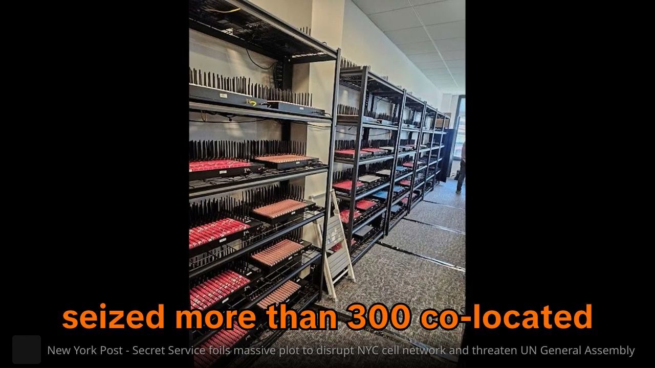 Secret Service Dismantles Massive SIM Server Cache Near UN That Could Cripple NYC Cell Service