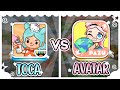 TOCA LIFE WORLD vs AVATARWORLD 💓💭|| Toca Boca vs Pazu 🌎 || *voiced* 🎙|| Theresa Playz 