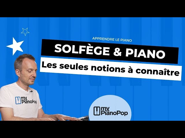 Solfège apprendre les labels de piano TÉLÉCHARGEMENT NUMÉRIQUE -  France