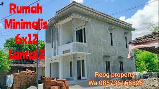 RUMAH MINIMALIS LANTAI 2 PROGRES SELESAI PEMLAMIRAN