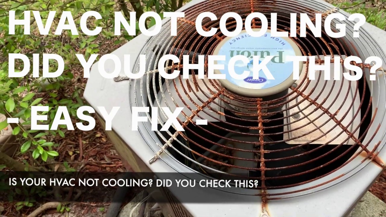 HVAC Not Cooling or high Bill? Did you try this? YouTube