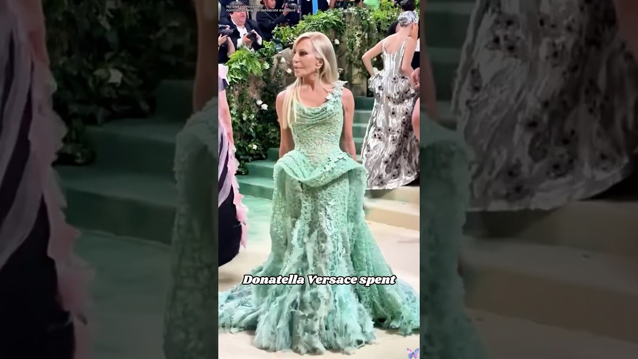 No wonder Donatella Versace spent $100million on her new face#shorts #celebrity #donatella #versace