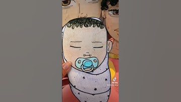 Thumbnail of Our FIRST Paper Doll BABY 🥹✨❤️ #paperdolls #papercraft
