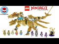 Lego ninjago 71774 lloyds golden ultra dragon speed build