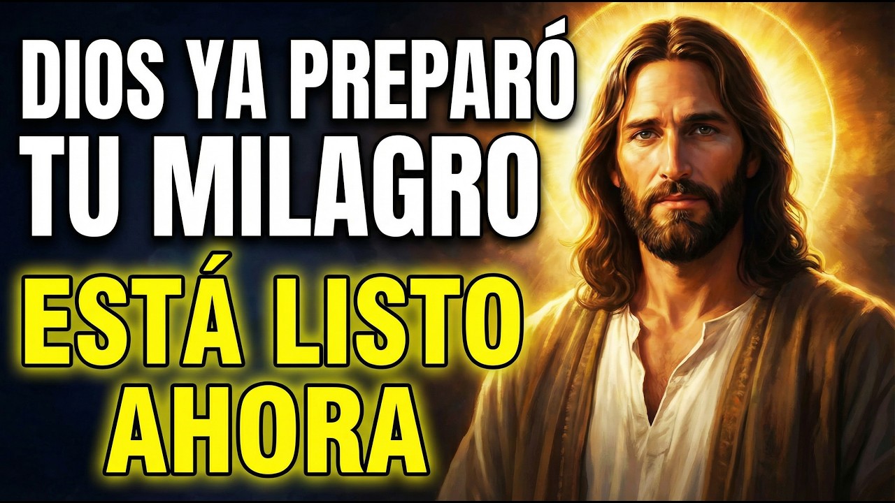 DEJA DE ORAR,  TU MILAGRO YA ESTÁ LISTO