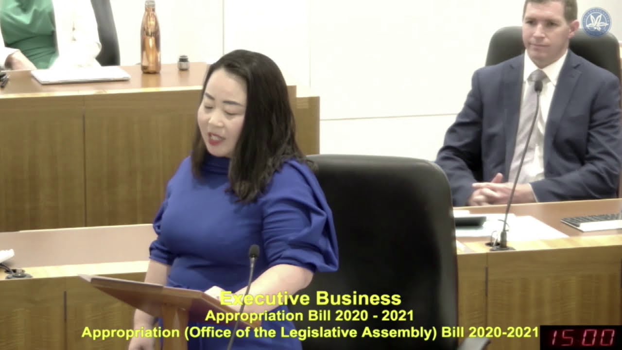 Elizabeth Lee's Budget Address in Reply