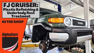 A Toyota FJ Cruiser Gets a Makeover! | Exterior Plastic Restoration & Underbody Rust Treatment screenshot 3