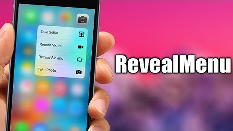 RevealMenu - iOS 9.3.3 Jailbreak Cydia Tweak