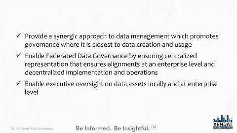 Objectives of the Enterprise Data Management Office (EDMO): Ensuring Synergic Data Governance
