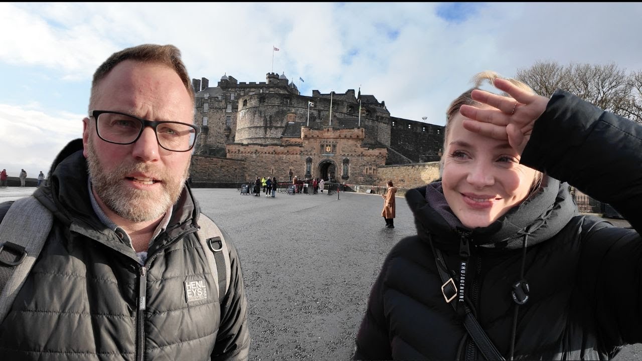 Tag 01 | Wir besuchen Edinburgh Castle & ich versuche, nur Deutsch zu sprechen!