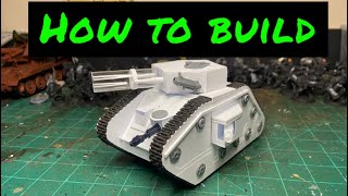 Poor boy warhammer how to build a Leman Russ tank #wargame #40k #warhammer40k #warhammer #tank