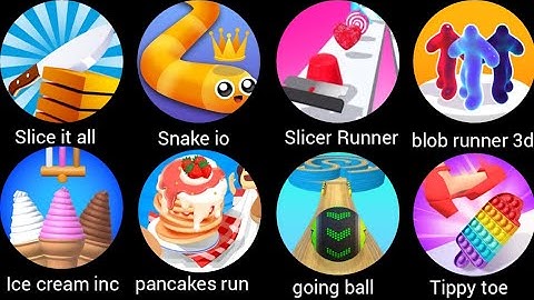 Satisfying Mobile Gameplay - Going Balls, Ball Run 2048, Sandwich Run, Pancake Run, Tippy Toe. #game