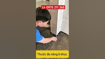 Thước đa năng 6 khúc đo ốp lát gạch cho thợ xây dựng  #thuocdanang6khuc #thoxay #oplatgach #xaydung