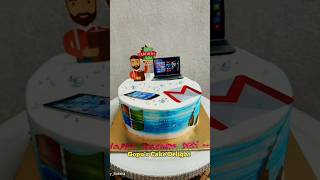 #computer theme cake #cakedecorating #shorts