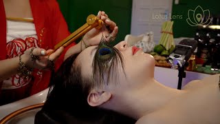 ASMR Ear Cleaning & Facial Massage - Chinese Nourishing shampoo Part 1 | Ly Ly Spa