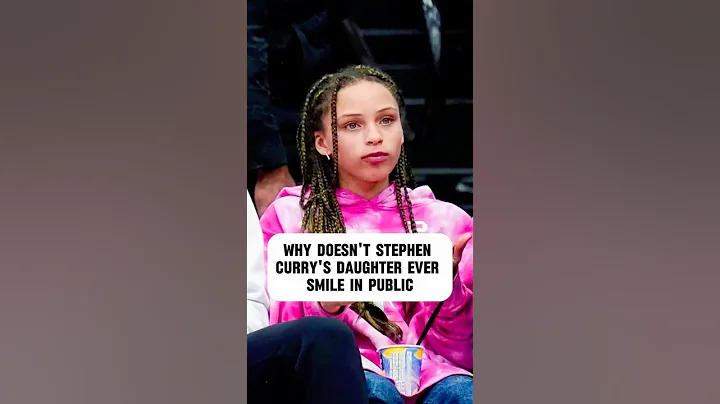 Why does Steph Curry's daughter never smile in public?#celebrity #stephencurry