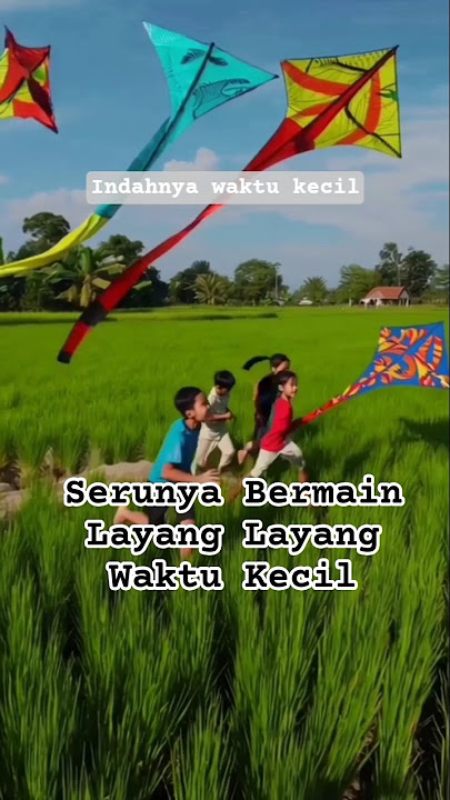 Kejar Layangan Putus! Serunya Petualangan Bocah di Senja #shorts #layanganputus #petualangananak
