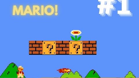 Creating Mario in Scratch Tutorial! Part 1