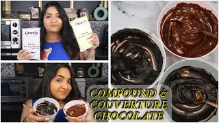 DIFFERENCE BETWEEN COMPOUND & COUVERTURE CHOCOLATE & THEIR GANACHE?