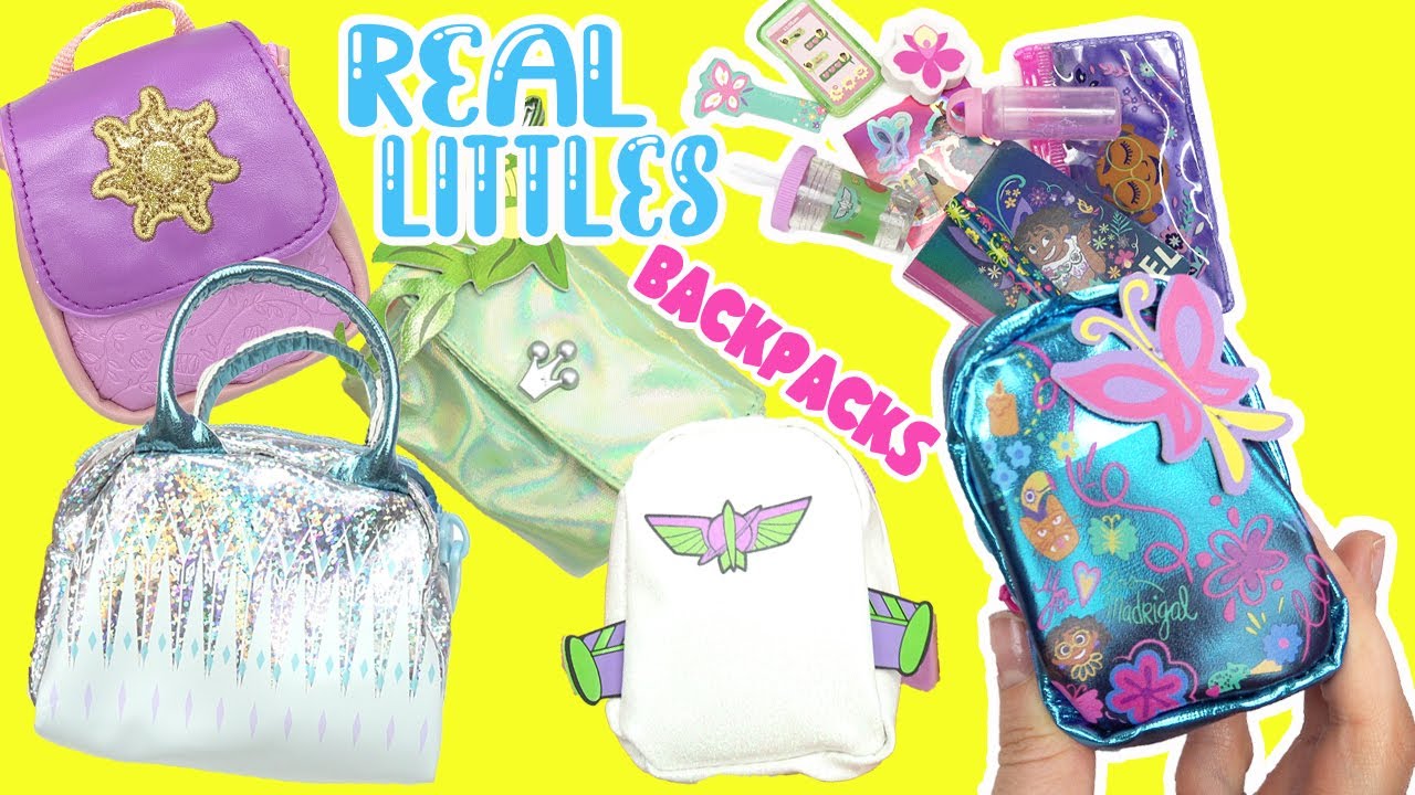 **BRAND NEW** DISNEY REAL LITTLES BACKPACKS HANDBAGS! Includes 7 surprises  each