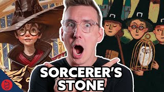 Reacting to EVERY Harry Potter Book Cover | Philosopher’s Stone
