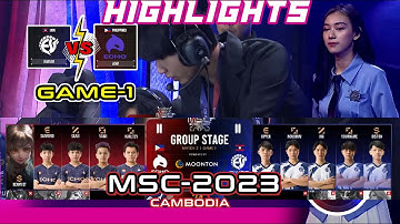 [ GAME-1 ] ECHO VS EVO ( English | MSC Group Stage Day 1 | MSC 2023 )