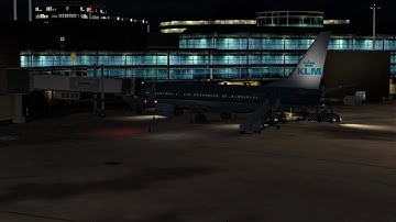 [Prepar3D] STORMY WEATHER IN THE NETHERLANDS PMDG 737-800NGX