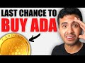 "THIS" Will Cause Cardano (ADA) To HIT $5 | LAST CHANCE To Buy Cardano?