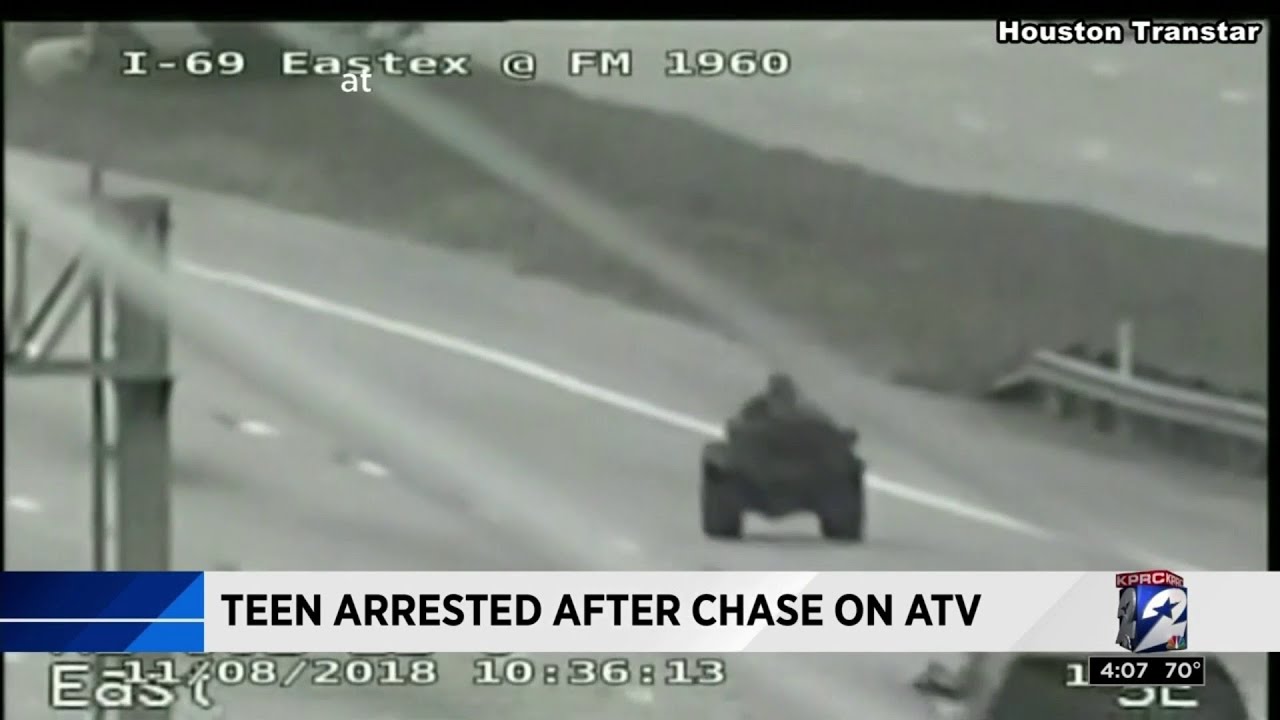 Teen arrested after chase on ATV - YouTube