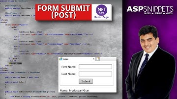 How to Submit (Post) Form in ASP.Net Core Razor Pages