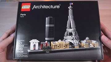 Pure build: LEGO Architecture Paris 21044 in real time ASMR
