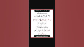 سورة الذاريات - سورة 51 - اية 58-55
