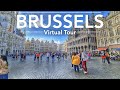 Walking in Brussels BELGIUM City tour - city square | A day in Brussels | Travel vacation