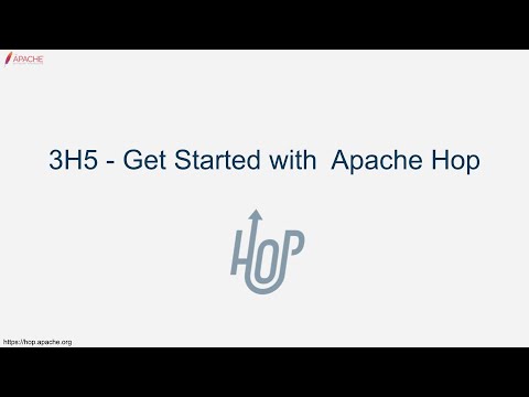 3H5 - Get Started With Apache Hop