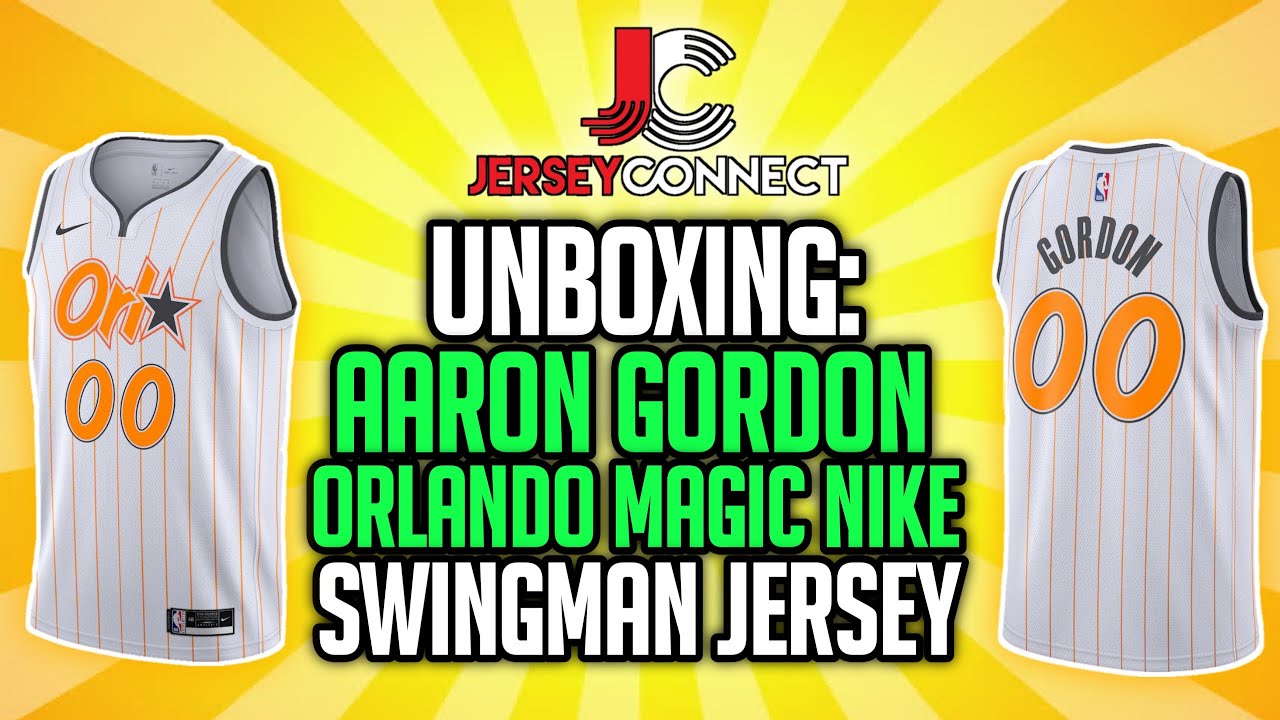 Aaron Gordon Orlando Magic Nike City Edition Swingman Jersey Men's 2018 NBA  New