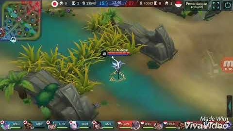 Mobile legend carrie SAVAGE!!