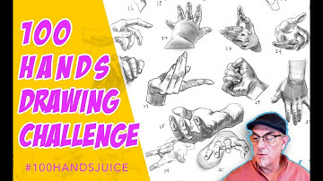 100 HANDS DRAWING CHALLENGE!!