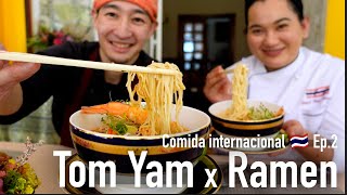 Tom Yam x Ramen, En la Embajada de Tailandia, Comida Internacional #Ep.2 | Cocina Japonesa Con Yuta by Cocina Japonesa con Yuta 28,270 views 1 year ago 6 minutes, 15 seconds