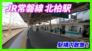 JR常磐線、北柏駅構内を散策！(Japan Walking around Kitakashiwa Station)