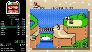 Super Mario World - All Castles in 34:07
