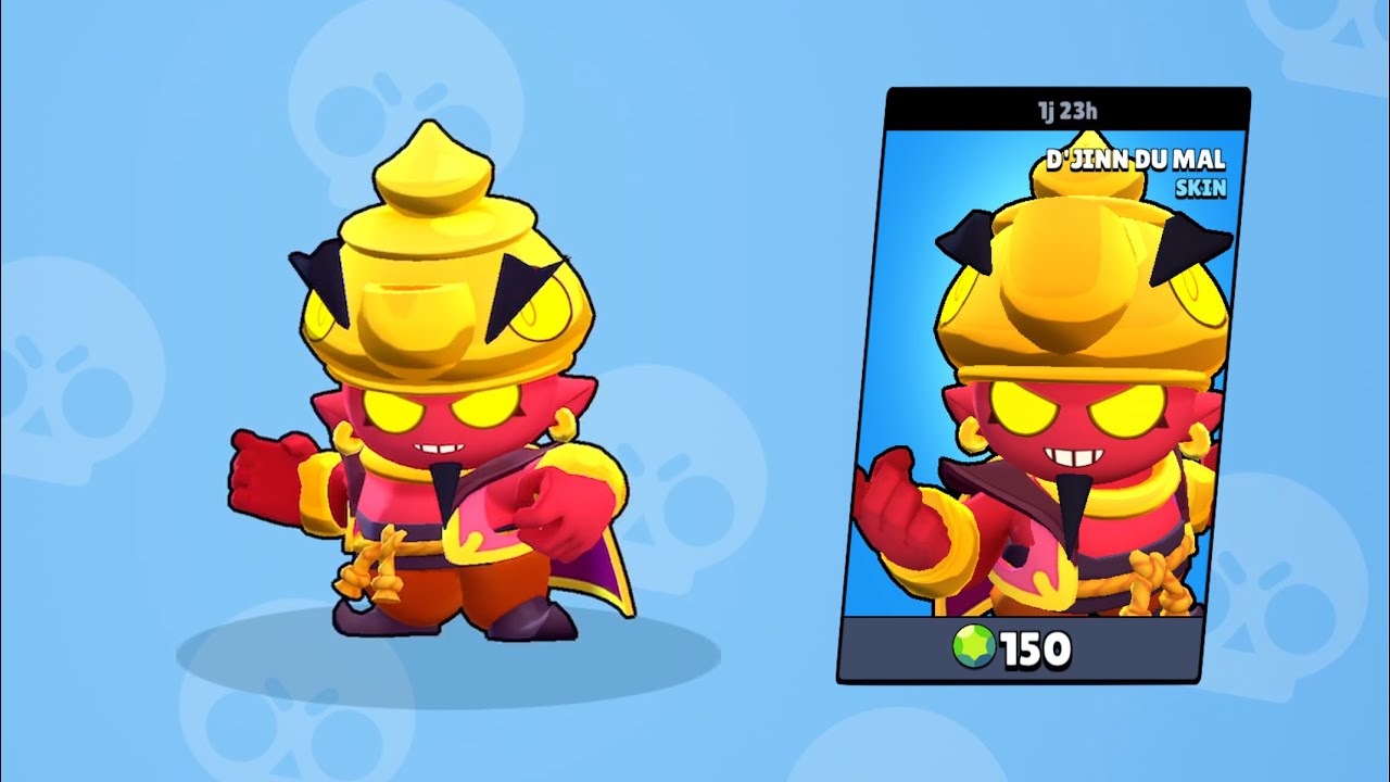 Brawl Stars On Achete Le Nouveau Skin De D Jinn Du Mal Youtube - brawl star djinn gael2toulon