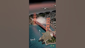 Golden Gate Bridge Like Never Before! |GoldenGateBridge #3DModel #SanFranciscoMiniature