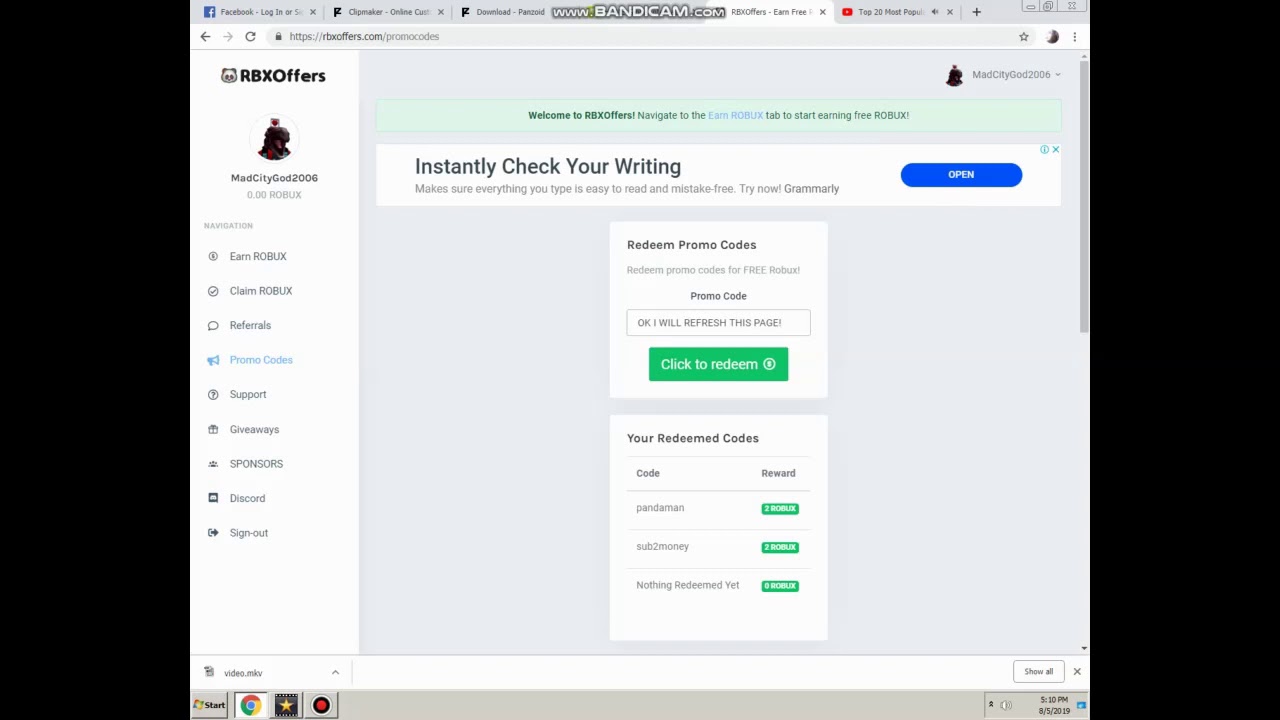 New Promocodes In Rbxoffers New Codes In Rbxoffers 2019 Youtube - rbx offers promo codes 2019 roblox