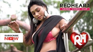 Redheart Saree Lover # Nancy in Black Saree Photoshoot HD1080p| Saree Lover | Hot Bhabi | Sexy Boudi