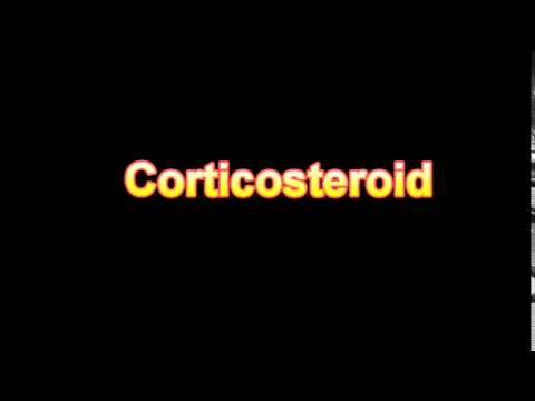 Corticosteroid definition medical