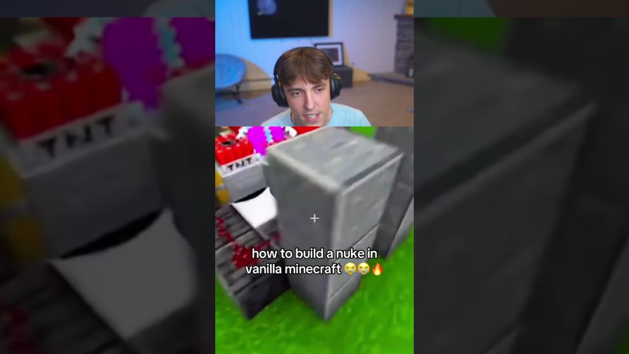 I built a nuke in Minecraft