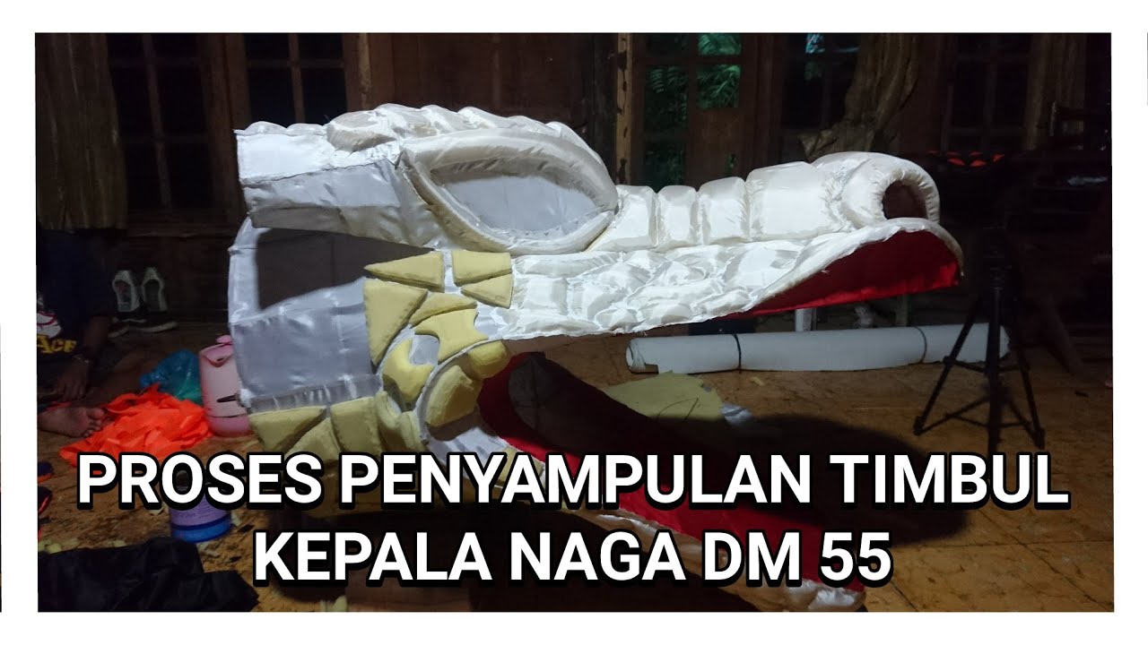 PROSES PENYAMPULAN TIMBUL KEPALA NAGA DIAMETER 55 KARYA SEMPRUL TEAM