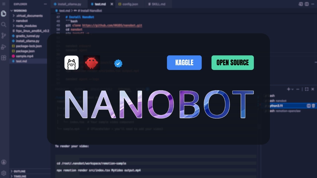 NanoBot + Ollama: The Ultra-Lightweight OpenClaw
