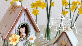 『イースターのお菓子のお家』How to make an Easter Gingerbread House